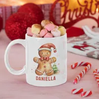 Gingerbread Personalized Kids Mug