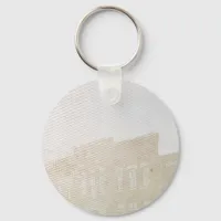 Double Exposure Fun in Washington, Iowa Keychain