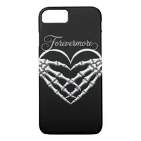 Forevermore Skeleton Hands Heart Gothic Romance iPhone 8/7 Case