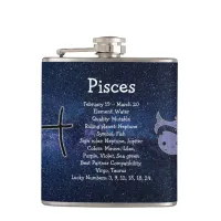 Pisces Astrology Horoscope Zodiac Sign Flask