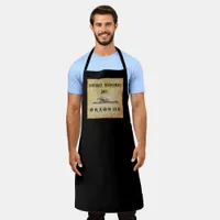 Here There Be Dragons Apron