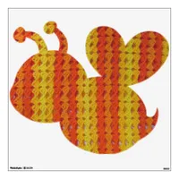 Wall Decal - Insect Stripes in Orange and Yellow