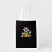 Classic Christmas Tis The Season Odie Arlene Grocery Bag