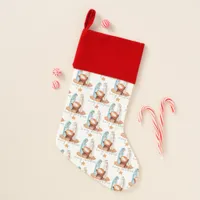 Minimalist Nativity Scene Script Merry Christmas Christmas Stocking