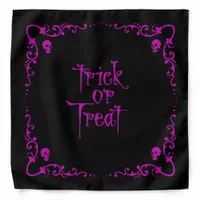 Poison Purple Trick or Treat Bandana