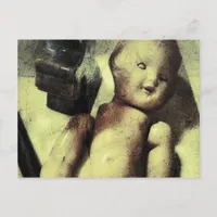 Creepy Doll Postcard