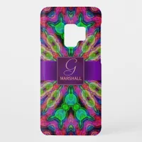 Psychedelic Batik w/ Monogram Samsung Galaxy Case