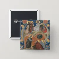 Italian Art Nerius Illumination Scenes of Easter Button