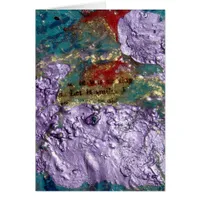 Smile Abstract Collage, Thinking About You