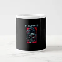 F-Caw-F Crow Humorous Graphic Giant Coffee Mug