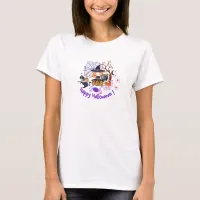 Halloween Witch Birthday Party White T-Shirt