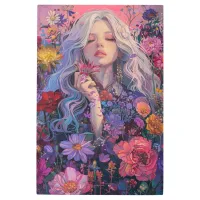 *~* Blonde Wavy Hair  Woman SC4 Esoteric Goddess  Metal Print