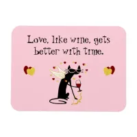 Love Like Wine Valentine Magnet