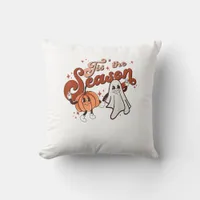Tis The Season Funny Halloween Costume Throw Pillow