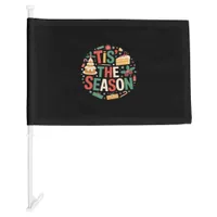 Christmas Tree Cute - Tis The Season Car Flag