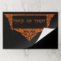 Halloween Pumpkin Orange Trick or Treat  Paper Pad