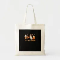 Tis The Season German Shorthaired Dog Fall Pumpkin Tote Bag
