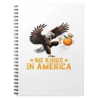 No Kings In America We The People Political Retro  Notebook