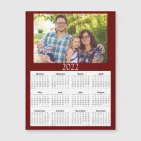 2022 Customized Photo Calendar Mini Magnet