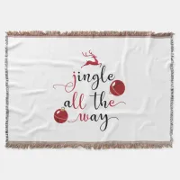 jingle all the way throw blanket