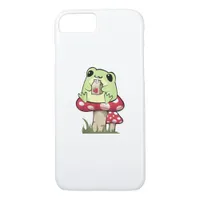 Mushroom Frog Goblincore Mycology Creative Style iPhone 8/7 Case