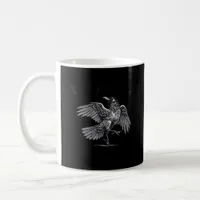 Crow, F-Caw-F Funny Bird Moon Gothic Adult Humor C Coffee Mug