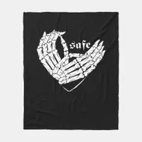 Happy Valentines Day My Heart Is My Valentine Fleece Blanket