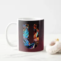 Galactic Prism Initial U Mug