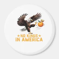 No Kings In America We The People Political Retro  Magnet