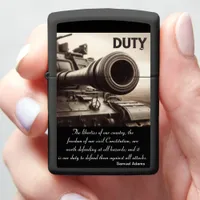 Duty: The Silent Watcher Zippo Lighter