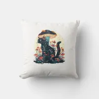 Cottagecore Aesthetic Goblincore Mushroom Fairycor Throw Pillow