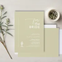 Desert Vibes Bridal Shower Sage ID1019 Invitation