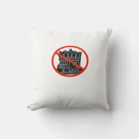 No Kings In The USA America Say No King Classic Re Throw Pillow