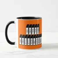 Halloween Block Text Mug