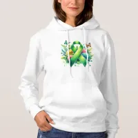 Lyme Disease Awareness Ribbon Hoodie