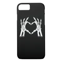 Heart - Halloween Skeleton Hand iPhone 8/7 Case