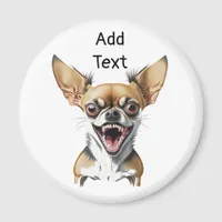 Personalized Mean Chihuahua | Funny Dogs Magnet