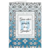 You're going to be a Grandpa Announcement card