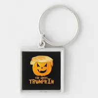Great Trumpkin Funny Halloween Keychain