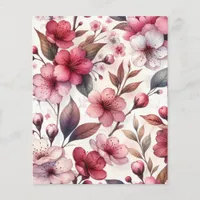 Cherry Blossom Paper Sheet