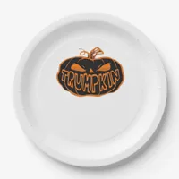 Trumpkin Halloween Paper Plates