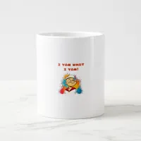 I Yam What I Yam Sweet Potato Thanksgiving Sloth Giant Coffee Mug