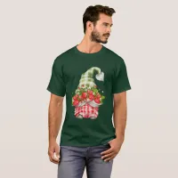 Strawberry Hat Gnome Plaid Fashion Fruit Unisex T-Shirt