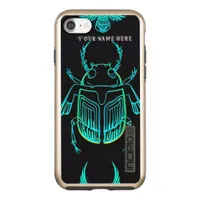 Egyptian scarab beetle incipio DualPro shine iPhone 8/7 case