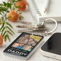 We Love You Daddy Photo Keychain