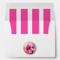 Hottie Shots Club Preppy Flamingo Bachelorette Envelope