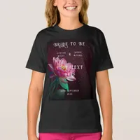 Floral Lotus Wedding Suite | Starry Night Romance T-Shirt