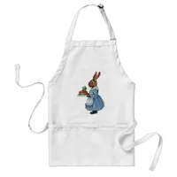 Vintage Bunny with Cake Adult Apron