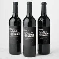 Golf bachelor party Golfing Golfer Minimal Stylish Wine Label