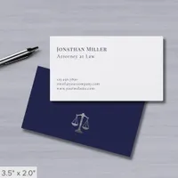 Simple Modern Attorney at Law Business Card